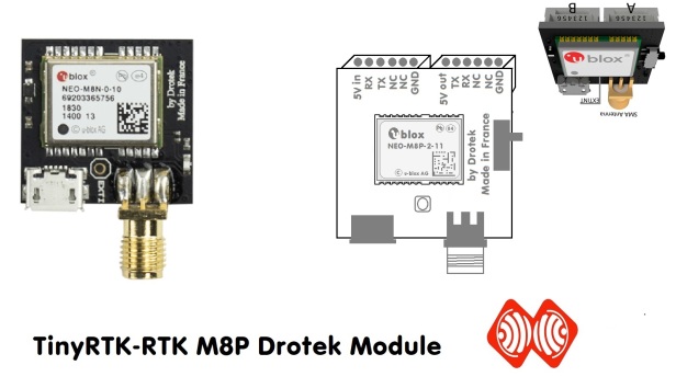 ublox m8p-ESPrtk-Drotek-ESP32 RTK